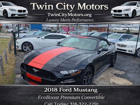 Used 2018 Ford Mustang Premium w/ Equipment Group 201A RWD image 1