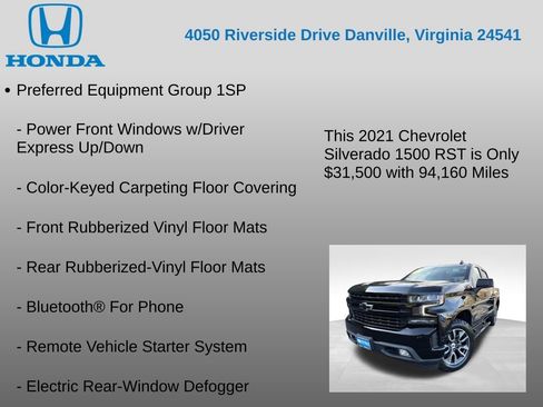 Used 2021 Chevrolet Silverado 1500 RST w/ Z71 Off-Road Package image 12