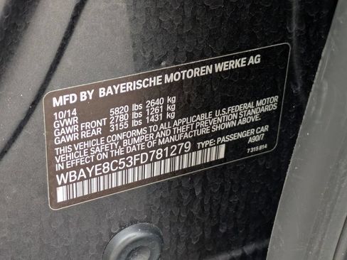 Used 2015 BMW 750Li RWD image 24