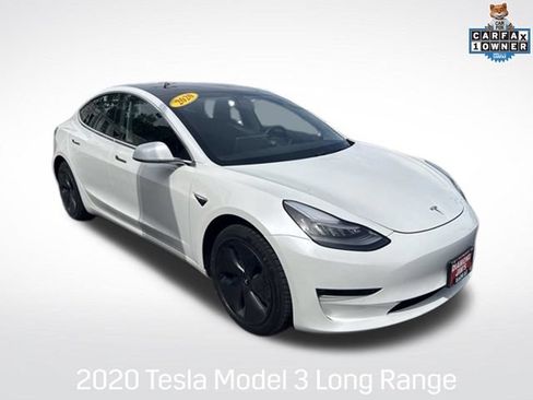 Used 2020 Tesla Model 3 Long Range AWD/4WD image 1