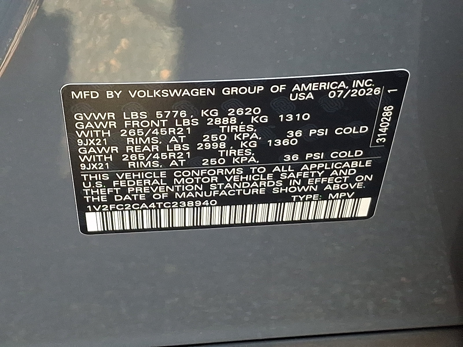 New 2026 Volkswagen Atlas Cross Sport SEL Premium R-Line AWD/4WD image 10
