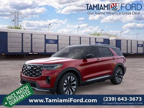 New 2026 Ford Explorer Platinum w/ LUX Leather Package AWD/4WD image 1