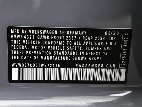 New 2026 Volkswagen GTI SE FWD image 48