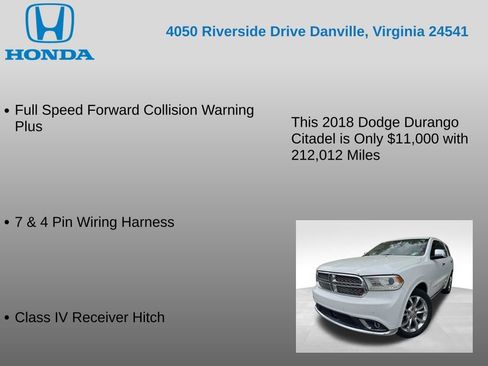 Used 2018 Dodge Durango Citadel w/ Technology Group image 23