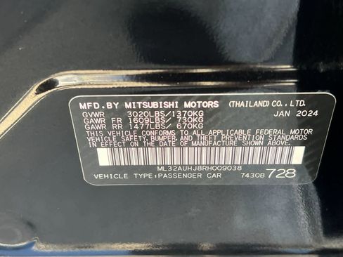 Used 2024 Mitsubishi Mirage ES FWD image 30