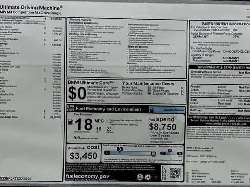 New 2026 BMW M4 xDrive Competition image 16