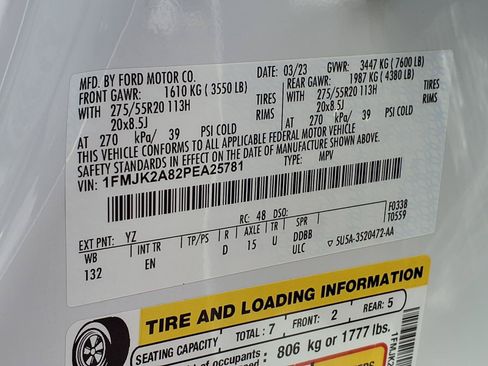 Used 2023 Ford Expedition Max Limited AWD/4WD image 24