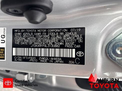 Certified 2020 Toyota Prius Prime LE FWD image 15