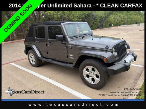 Used 2014 Jeep Wrangler Unlimited Sahara w/ Connectivity Group image 1