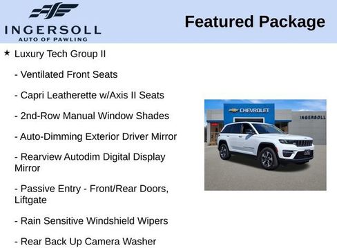 Used 2023 Jeep Grand Cherokee 4WD 4xe w/ Luxury Tech Group II image 15