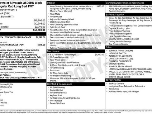 New 2026 Chevrolet Silverado 3500 W/T image 2