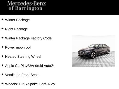 Used 2025 Mercedes-Benz E 350 4MATIC Sedan w/ Winter Package image 7