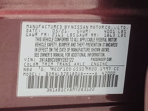 Used 2021 Nissan Sentra SV image 33