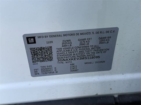 Certified 2021 Chevrolet Equinox LT image 35