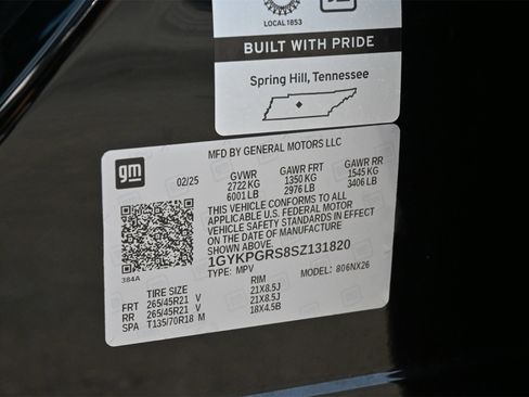 Used 2025 Cadillac XT6 Sport w/ LPO, Floor Liner Package image 29