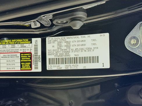 New 2026 Toyota Tundra Platinum AWD/4WD image 32