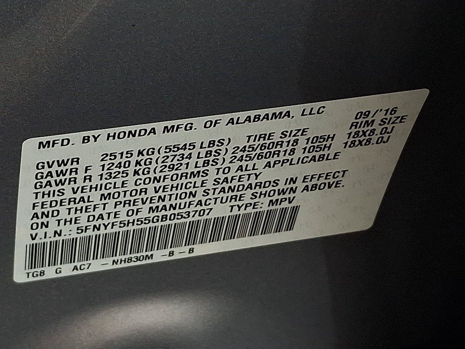 Used 2016 Honda Pilot EX-L image 28