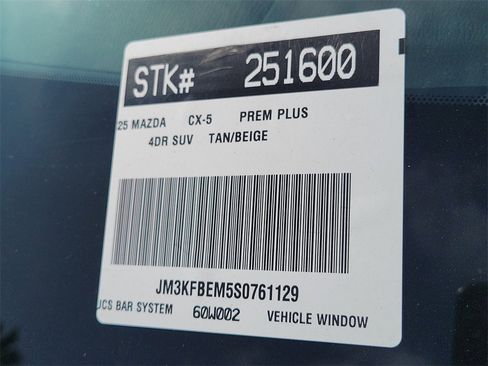 New 2025 MAZDA CX-5 AWD 2.5 S w/ Premium Plus Pkg image 23