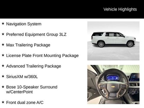 Certified 2024 Chevrolet Suburban High Country w/ Max Trailering Package AWD/4WD image 16