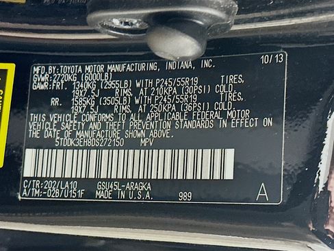 Used 2013 Toyota Highlander Limited AWD/4WD image 12