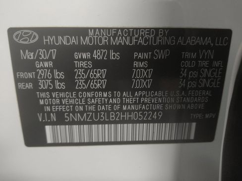 Used 2017 Hyundai Santa Fe Sport w/ 2.4L Value Package 06 image 33