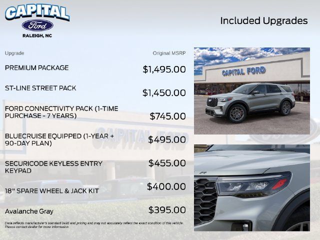 New 2027 Ford Explorer ST-Line w/ Premium Package RWD image 5