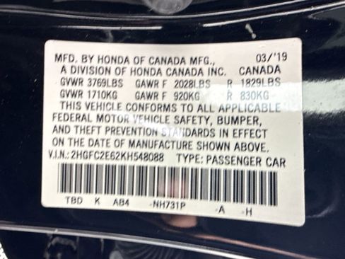 Used 2019 Honda Civic LX image 17