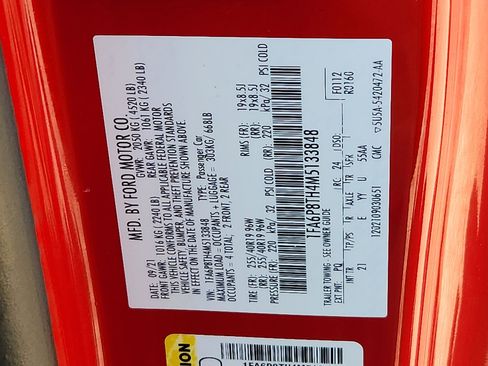 Used 2021 Ford Mustang Coupe w/ Equipment Group 101A RWD image 26