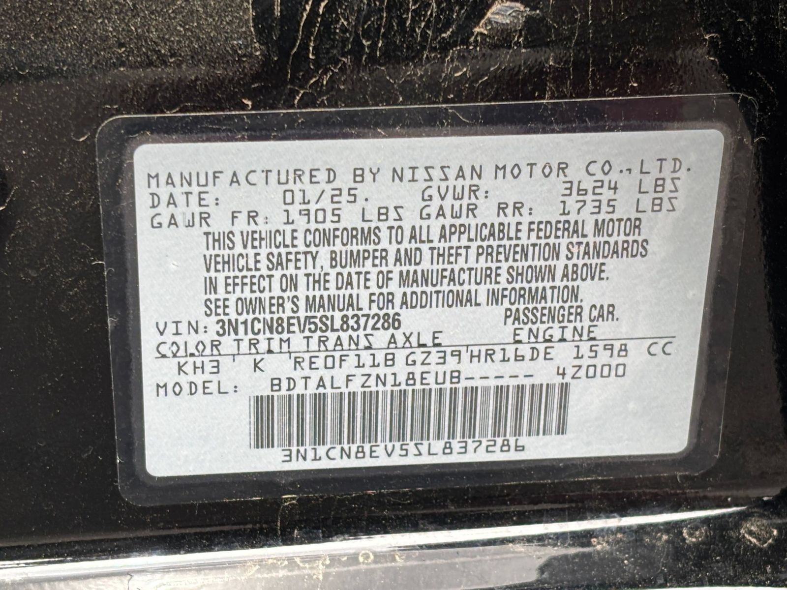 Used 2025 Nissan Versa SV FWD image 26
