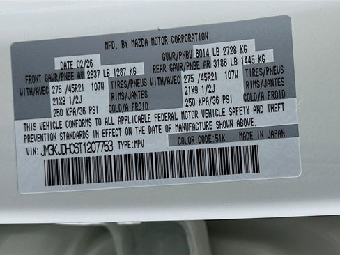 New 2026 MAZDA CX-70 3.3 Turbo S w/ Premium Package image 34