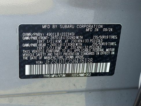 Certified 2025 Subaru Forester Touring w/ Popular Package - Touring image 45