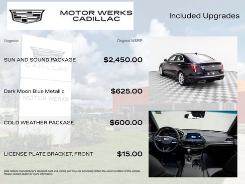 Certified 2021 Cadillac CT4 Luxury w/ Sun And Sound Package image 4