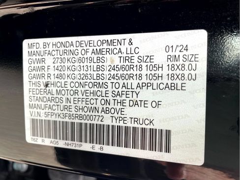 Used 2024 Honda Ridgeline Black Edition image 11