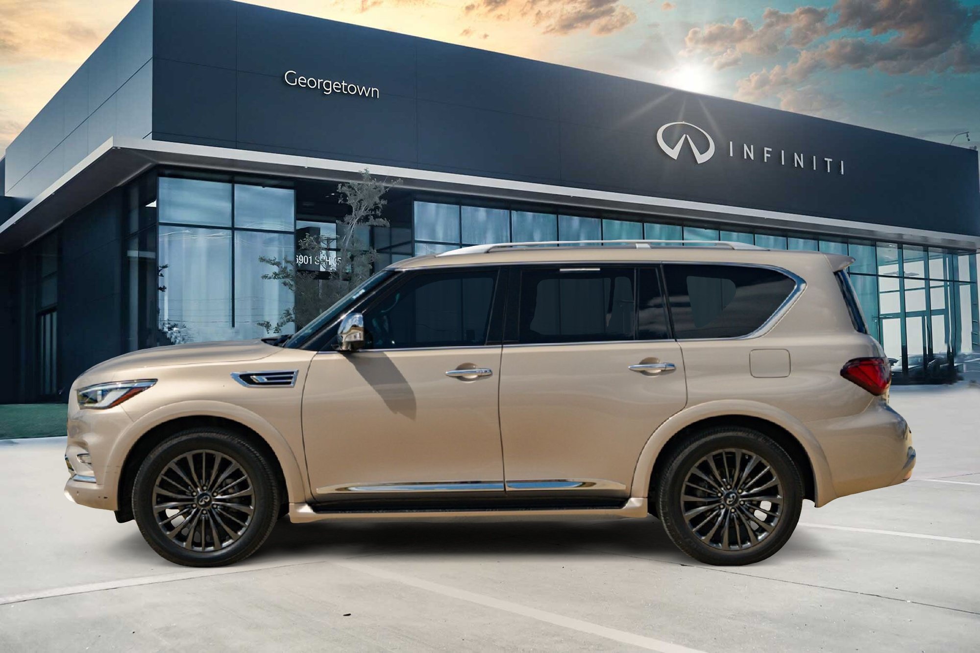 Certified 2023 INFINITI QX80 Sensory w/ All-Season Package AWD/4WD image 7