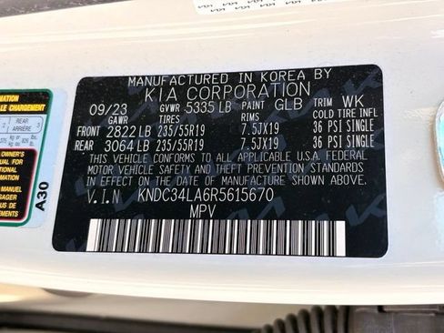 Used 2024 Kia EV6 Light RWD image 21