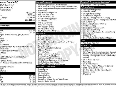 Used 2025 Hyundai Sonata SE FWD image 2