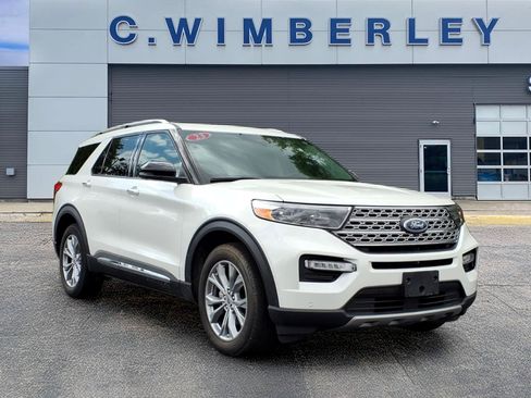 Certified 2023 Ford Explorer Limited w/ Class IV Trailer Tow Package AWD/4WD image 1