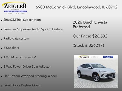 New 2026 Buick Envista Sport Touring FWD image 12