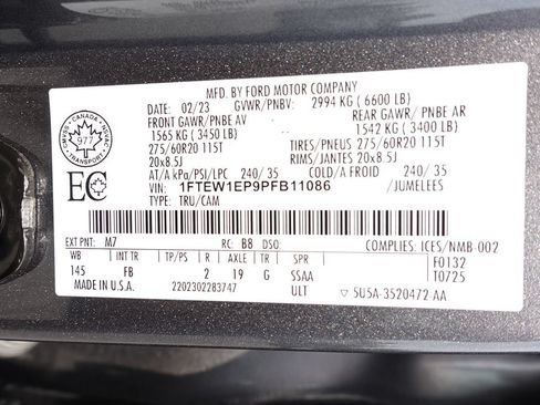 Used 2023 Ford F150 XLT w/ Equipment Group 302A High AWD/4WD image 20