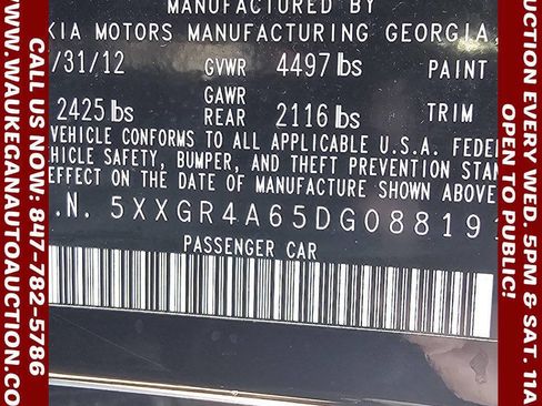 Used 2013 Kia Optima SX w/ Limited Pkg image 11