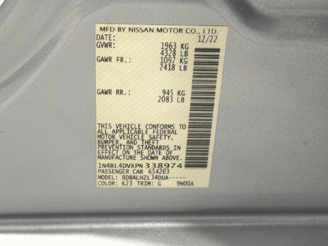 Used 2023 Nissan Altima 2.5 SV FWD image 26