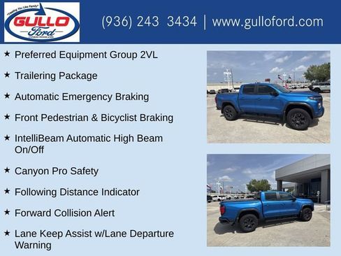 Used 2024 GMC Canyon Elevation w/ Trailering Package RWD image 10