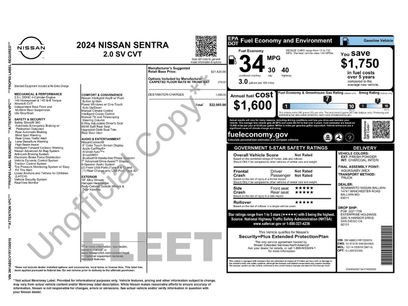 Used 2024 Nissan Sentra SV