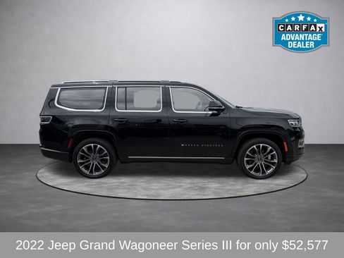 Used 2022 Jeep Grand Wagoneer Series III w/ Rear Seat Video Group 1 AWD/4WD image 2