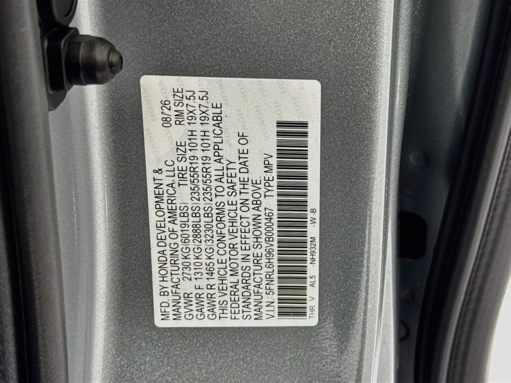 New 2027 Honda Odyssey Elite image 35