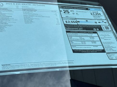 New 2025 Mercedes-Benz E 450 4MATIC All-Terrain Wagon image 20