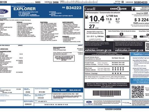 Used 2025 Ford Explorer Active w/ Active Comfort Package AWD/4WD image 24