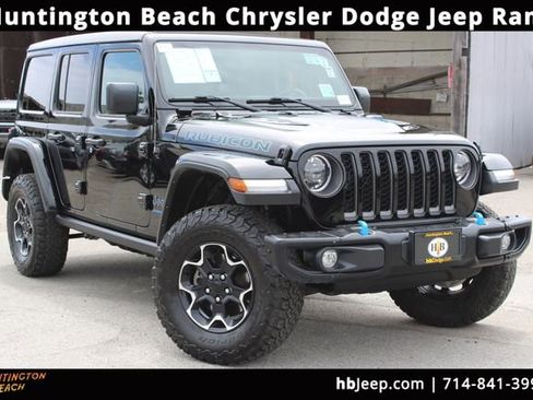 Used 2023 Jeep Wrangler Unlimited Rubicon 4xe w/ Steel Bumper Group AWD/4WD image 1