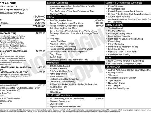 Used 2025 BMW X3 M50 w/ Premium Package image 24