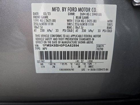 Certified 2023 Ford Explorer 4WD image 27